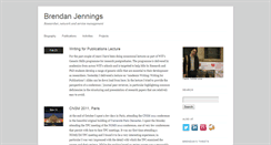 Desktop Screenshot of brendanjennings.net