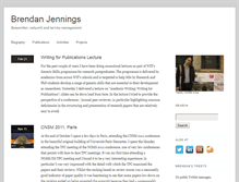 Tablet Screenshot of brendanjennings.net